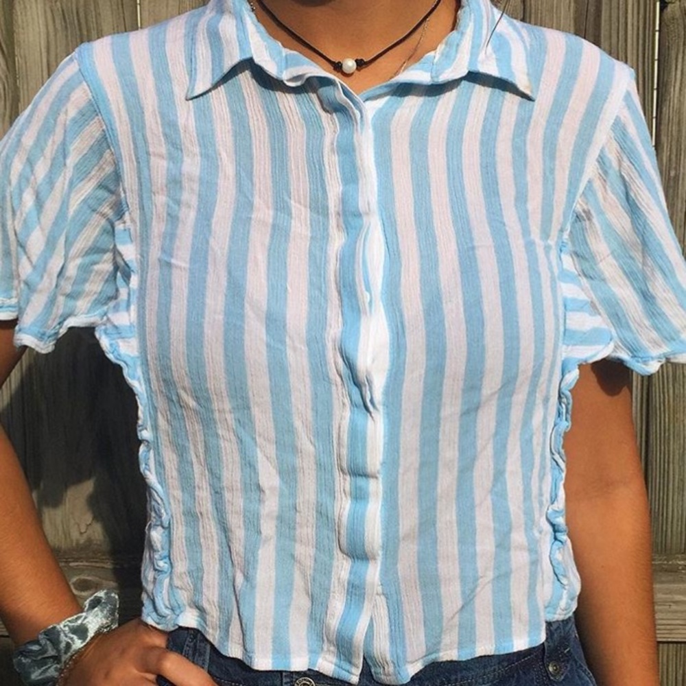 Striped Button Up